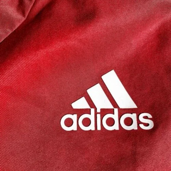 Adidas Manchester United Track Top Full Zip Bomber Jacket Red XS Extra Small